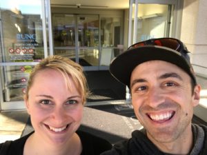 Carbonell returned to the North Carolina Cancer Hospital, to visit colleagues and friends.