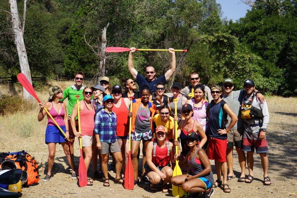 Carbonell with a crew from Send It Foundation, for which he serves as medical director.