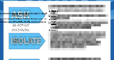 The flyer we are sharing with employees at UNC Hospitals and our clinics to help identify any potential cases of Ebola.