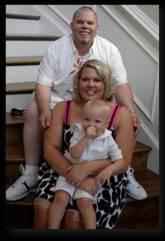 Chuck and Brittany Pope with their son