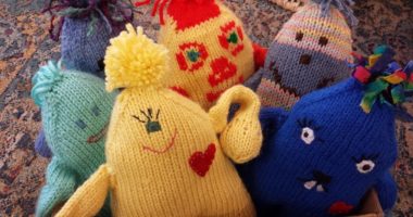 Love monsters that are given to children at the Children's Cochlear Implant Center at UNC. Photo contributed.
