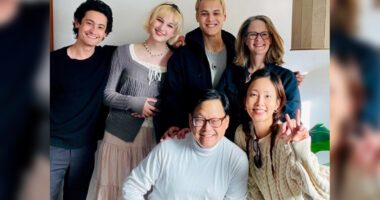 UNC Health patient Robert Kim with his family