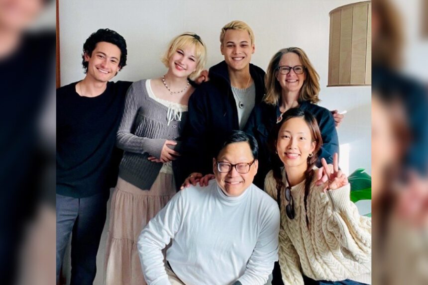 UNC Health patient Robert Kim with his family