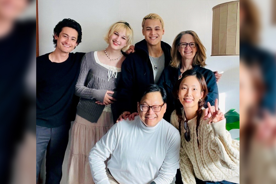 UNC Health patient Robert Kim with his family