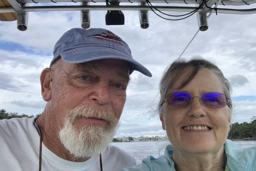 UNC patient John Mote with his wife, Ellen