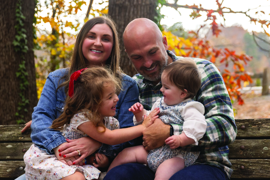 UNC patient Emily Sliwinski with her family
